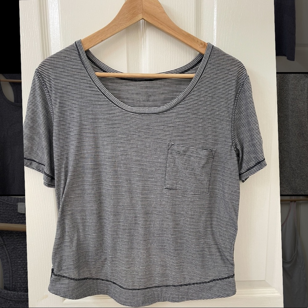 Lululemon striped shirt